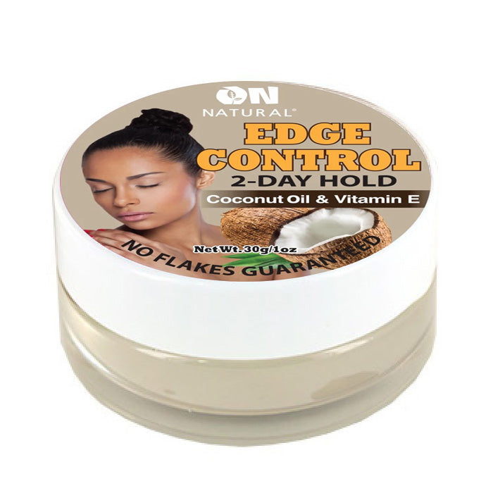 On Natural Edge Control 2-Day Hold - Coconut Oil & Vitamin E (2.3 oz ...