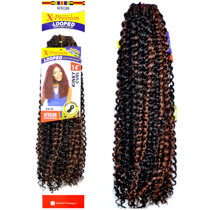 Sensationnel African Collection X-Pression Pre-Looped Crochet