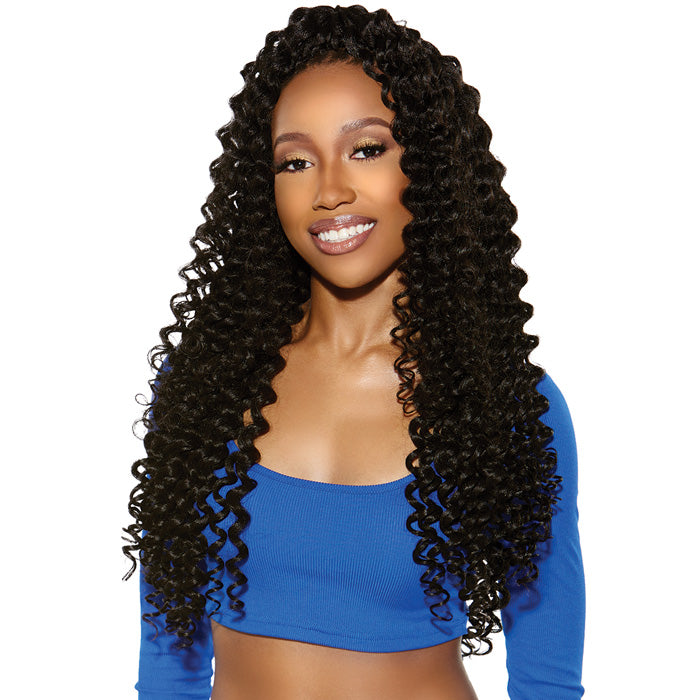 Sensationnel Ruwa Pre-Stretched Crochet Braids - 3X DEEP 18