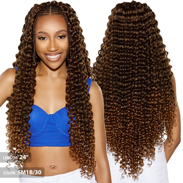 Sensationnel Ruwa Pre-Stretched Crochet Braids - 3X DEEP 18