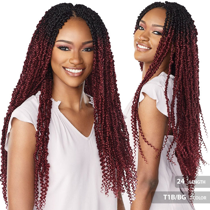 Sensationnel Lulutress Pre-Looped Crochet Braid - 2X SKINNY
