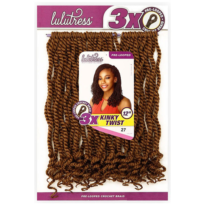 Sensationnel Lulutress Pre-Looped Crochet Braid - 3X KINKY TWIST