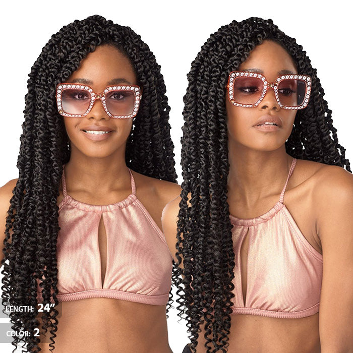 Sensationnel Lulutress Pre-Looped Crochet Braid - PASSION TWIST 18