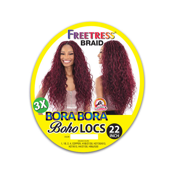 Freetress Pre-Looped Crochet Braids - 3X BORA BORA BOHO LOCS 22