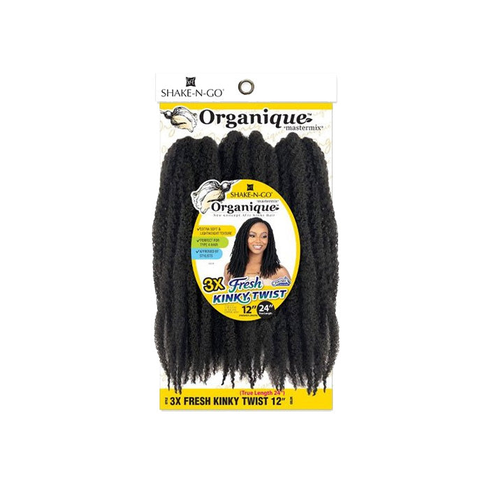 Shake-N-Go Organique Braiding Hair - 3x Fresh Kinky Twist 12