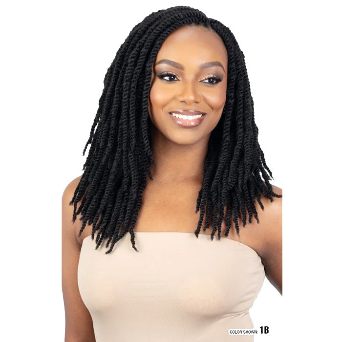 糸巻き(3:3)(Ebony) Shake-N-Go Organique Braiding Hair - 3x Fresh Kinky Twist 12