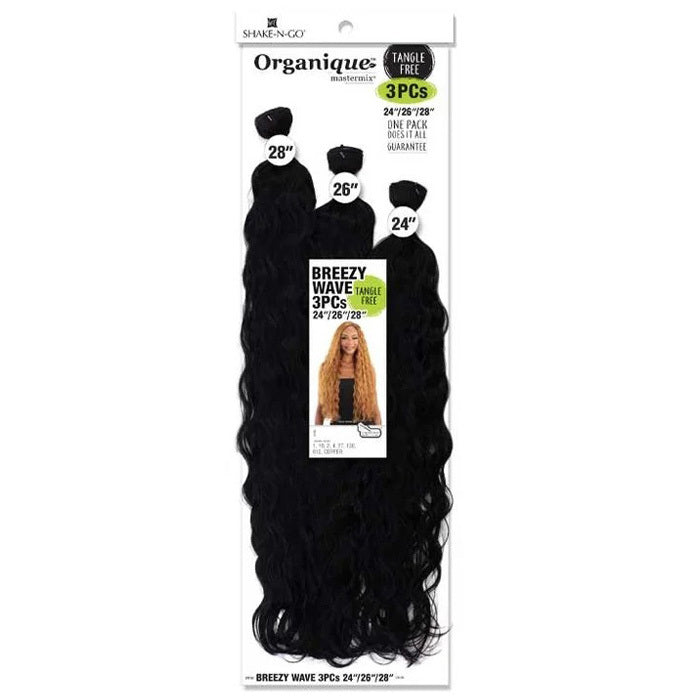 Shake N Go Organique Weave - BREEZY WAVE 3 Pcs 24