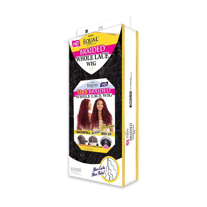 Freetress Equal Glueless HD 13x5 Frontal Part Whole Lace Braided