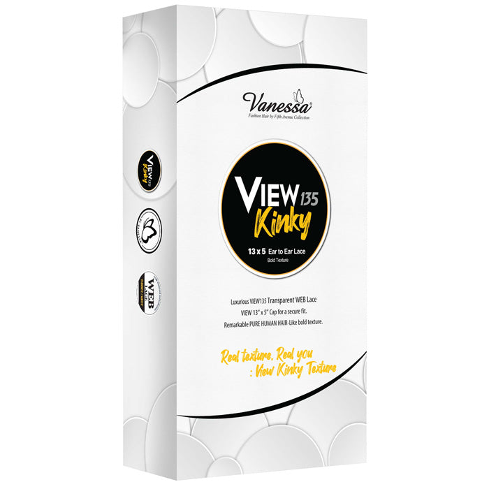 Vanessa View Kinky Glueless HD 13x5 Lace Frontal Wig - KINKY 135