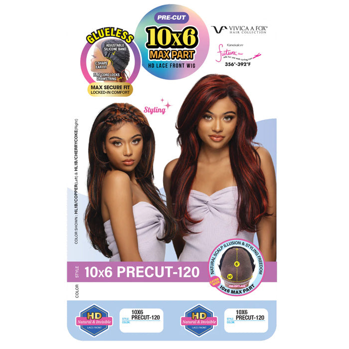 Vivica A Fox Glueless HD 10x6 Lace Frontal Wig - 10x6 PRECUT-120