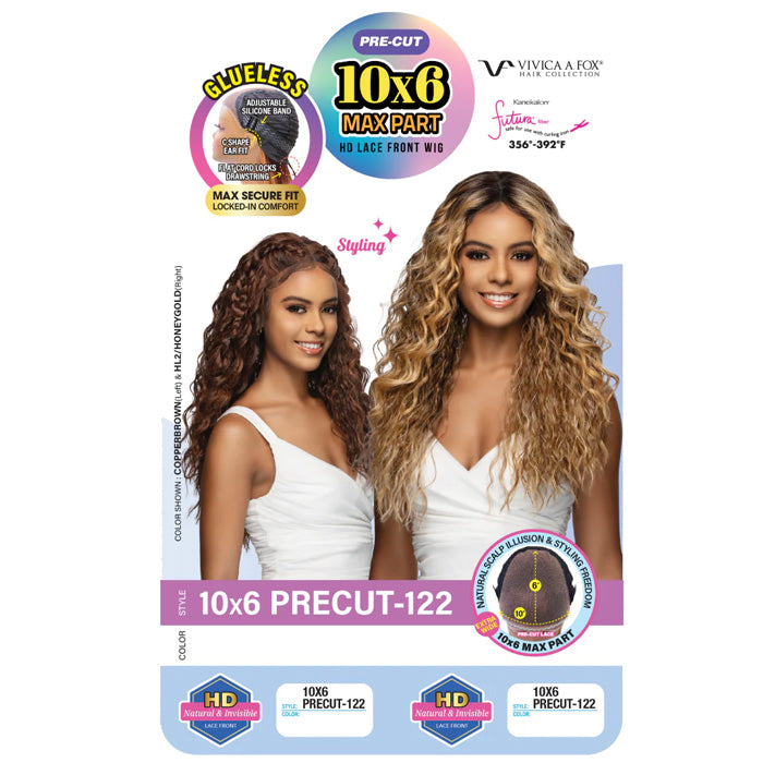 Vivica A Fox Glueless HD 10x6 Lace Frontal Wig - 10x6 PRECUT-122