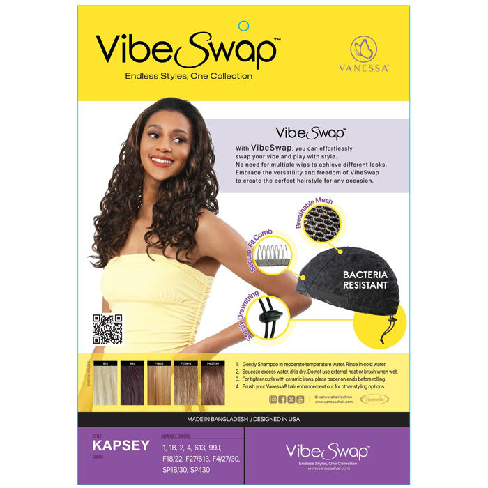 イス　ヘンプ　ペア　セット Vanessa Vibe Swap Drawstring Half Wig - KAPSEY – Ebonyline