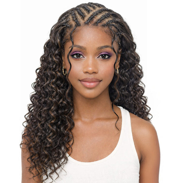 Zury Sis Chunky Glueless HD 13x5 Pre-Braided Lace Frontal Wig