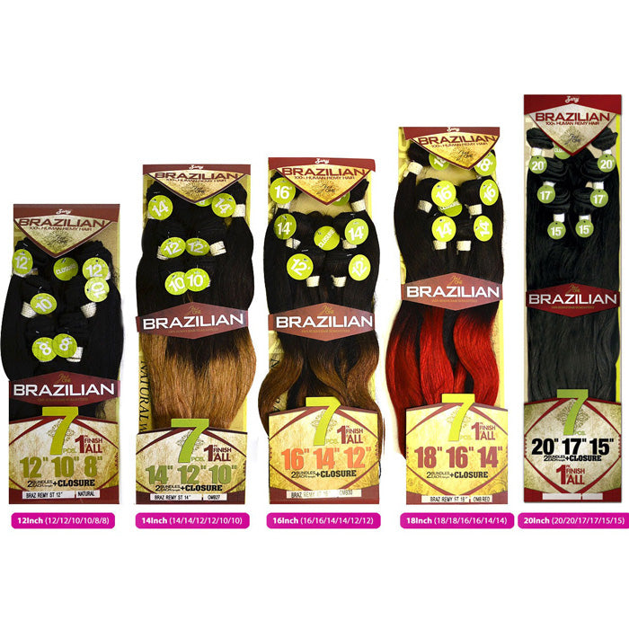 Zury Sis YesOne Brazilian 100% Human Remy Hair Weave - STRAIGHT 14