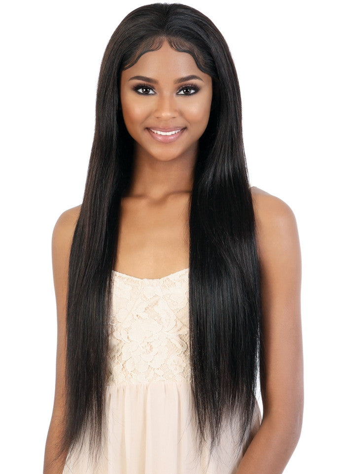 Beshe 100 Remy Human Hair HD 13 X5 T Part Lace Wig Straight 20 32 Ebonyline