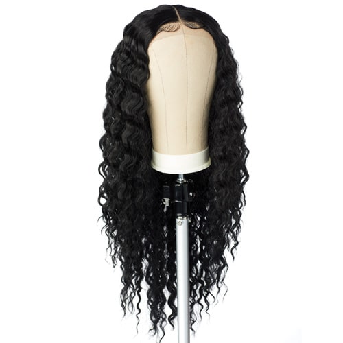 Sensationnel Butta Synthetische HD-Perücke – Lace Front, Natürlicher Haaransatz, Farbe 1B Off Black