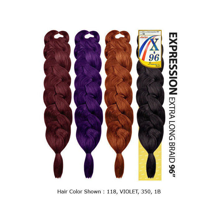 Amour X-96 100% Kanekalon Crochet Braid - EXTRA LONG 96