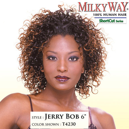 Milky way short human hair wigs sale