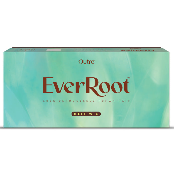 Everroot Outre EverRoot 100% Unprocessed Human Hair Half Wig - HH-DEEP WAVE 16 ...