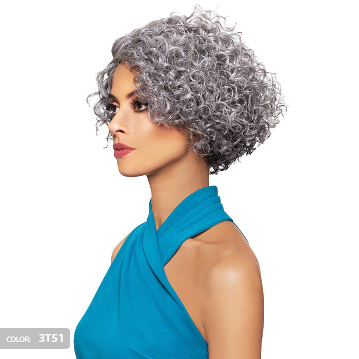 Foxy Silver Collection Fusion Heat Natural J-Part Lace Wig - RENEE