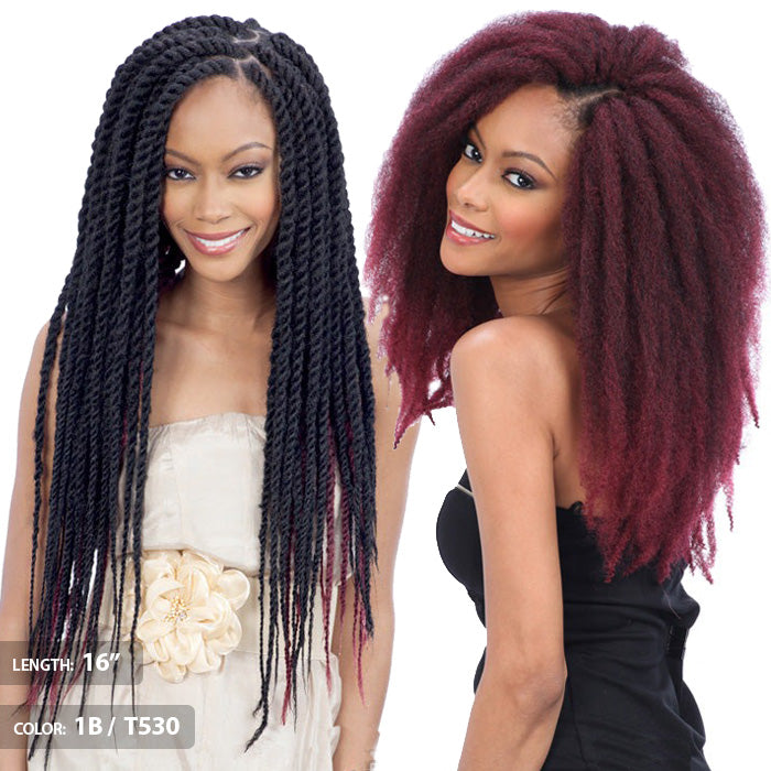 FreeTress Equal Cuban Twist Braid – 16 Zoll (41 Cm), Synthetische Zöpfe Für Havana-Look