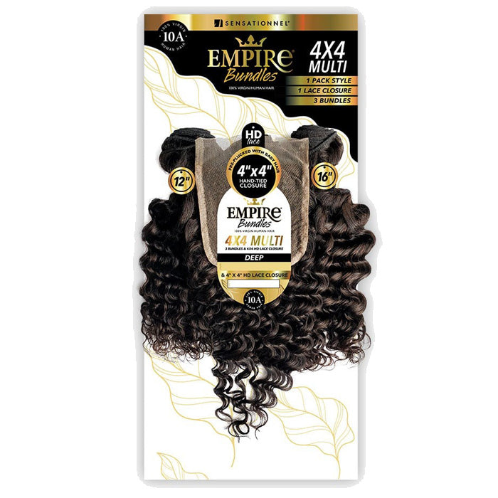Sensationnel Empire Bundles Multi Pack 100% Human Hair Weave and