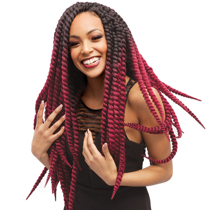 Janet Collection Pre-Looped Crochet Braid - HAVANA MAMBO TWIST 24