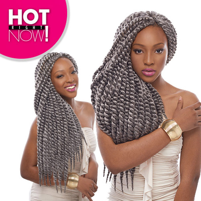 Janet Collection Pre-Looped Crochet Braid - HAVANA MAMBO TWIST 24