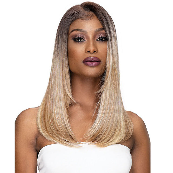 Janet Collection Melt 13X6 Swiss Lace Front Wig - POLINA – Ebonyline