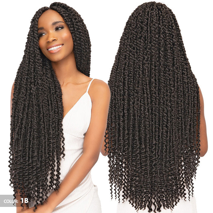 Janet Collection Nala Tress Pre-Looped Crochet Braid - PASSION