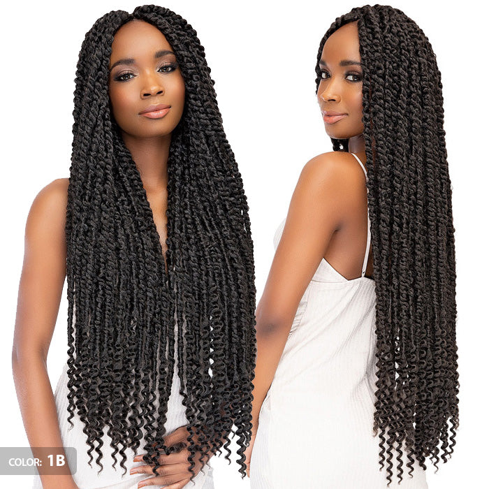 Janet Collection Nala Tress Pre-Looped Crochet Braid - PASSION