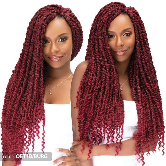 Janet Collection Nala Tress Pre-Looped Crochet Braid - PASSION