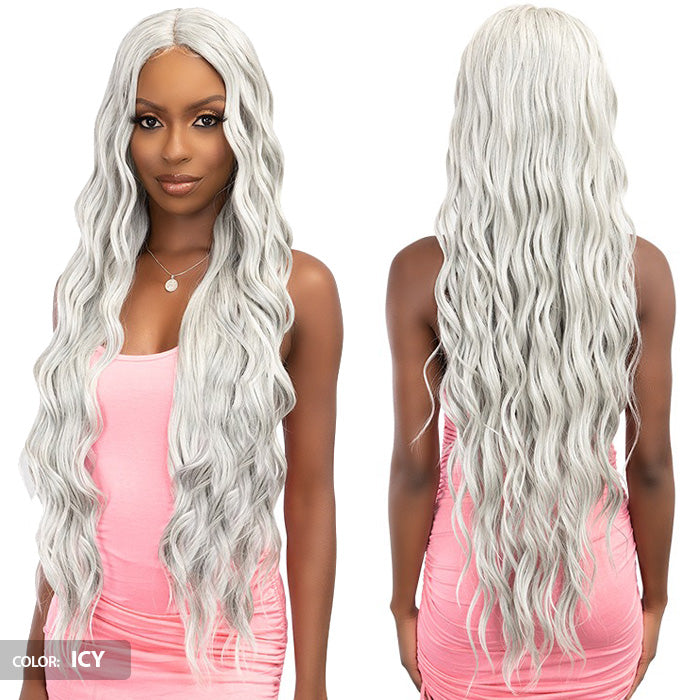Janet Collection Remy Illusion X-Long Human Hair Mix HD Lace Wig