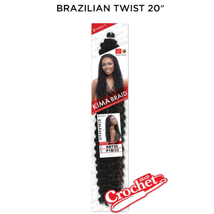 Harlem 125 Kanekalon Crochet Braid KIMA BRAZILIAN TWIST 20