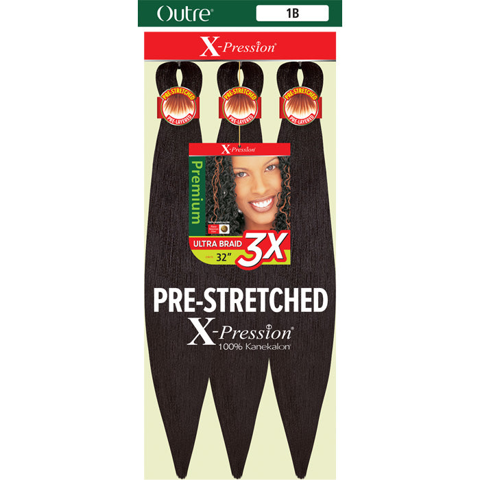 Outre X-Pression Pre-Stretched Crochet Braid - ULTRA BRAID 3X 32