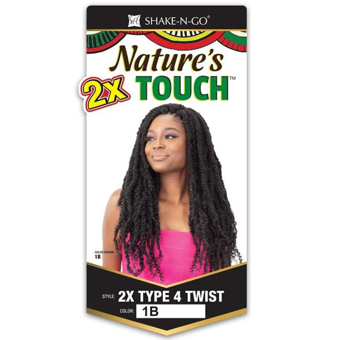 Shake N Go Natures Touch Crochet Braid - 2X TYPE 4 TWIST – Ebonyline