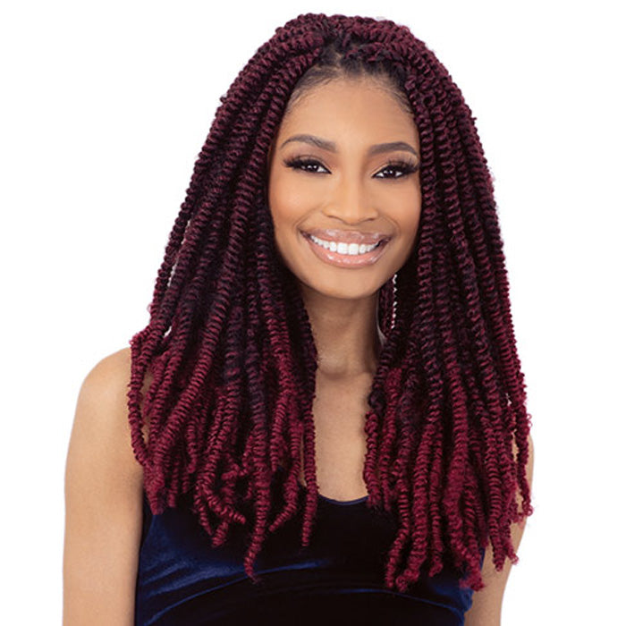 Freetress 3X Pre Fluffed Crochet Braid - WATER POPPIN TWIST 24