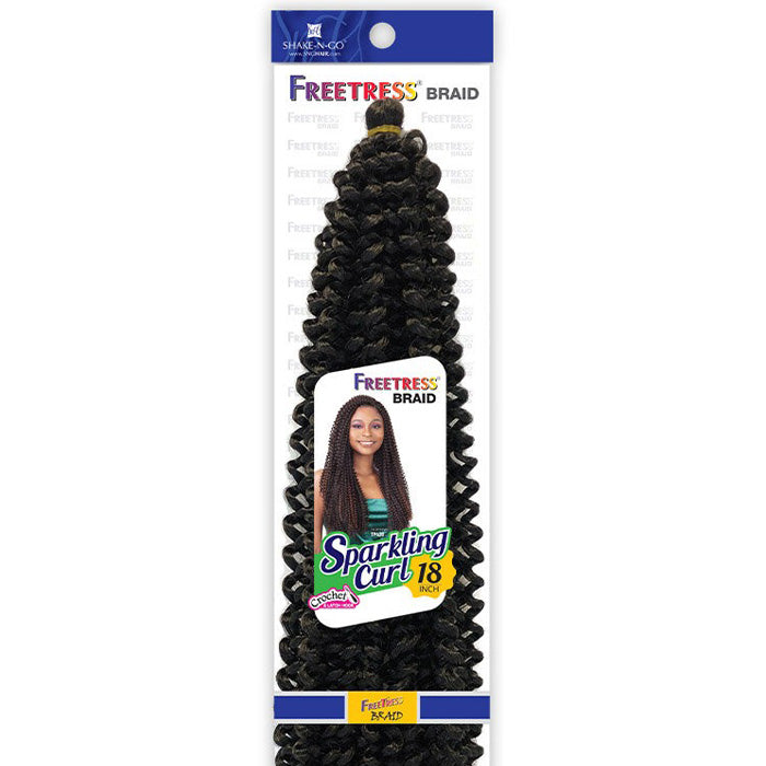 Freetress Crochet Braid - SPARKLING CURL 18
