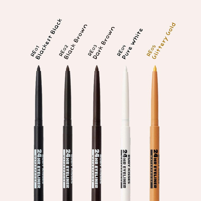 Ruby Kisses Eyeliner Waterproof White – Wasserfester Weißer Lidstrich-Stift