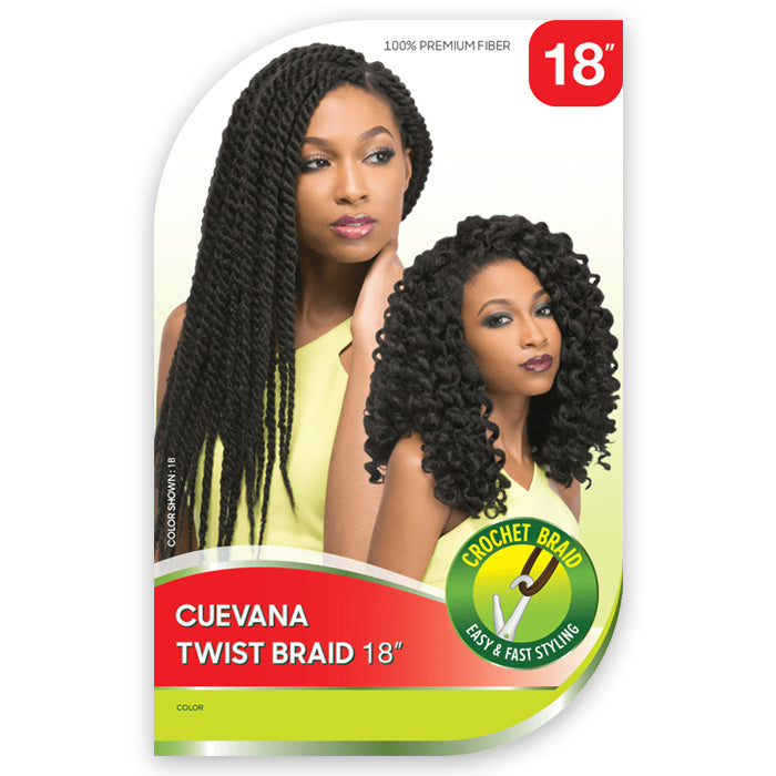Outre X Pression CUEVANA TWIST WEAVING 18 Weavable Braid Ebonyline