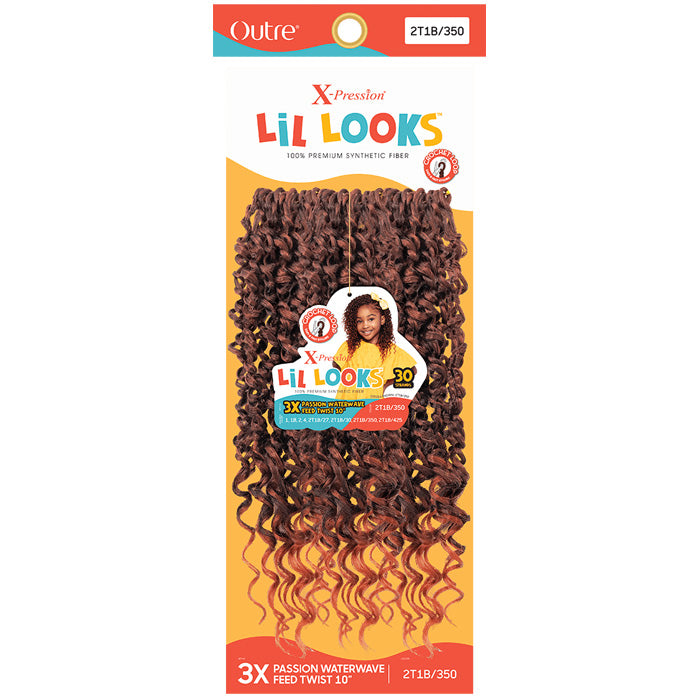 Outre X-Pression Lil Looks Kids Crochet Loop Braid - PASSION WATER