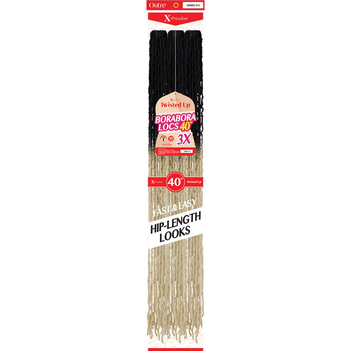 Outre X-Pression Twisted Up Crochet Loop Braids - BORABORA LOCS 40