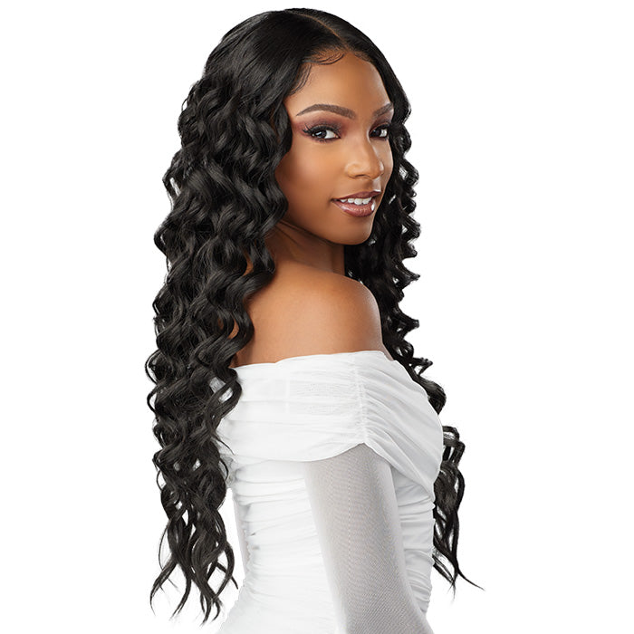 Tri colored human hair lace front wig outlet 26