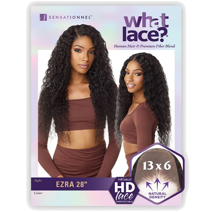 Sensationnel What Lace Human Hair Blend 13x6 HD Lace Front Wig
