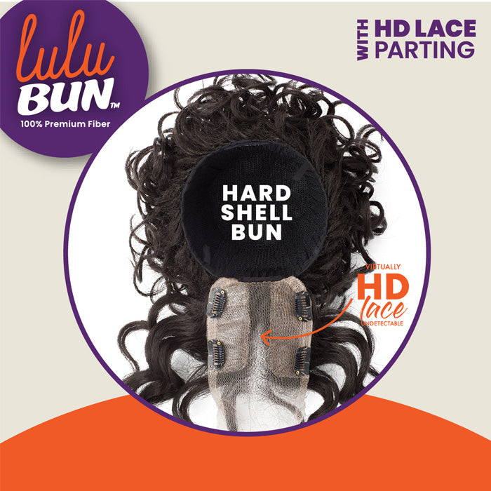 Sensationnel Lulu Bun HD Lace Parting Bang - UPDO UNIT 12 – Ebonyline