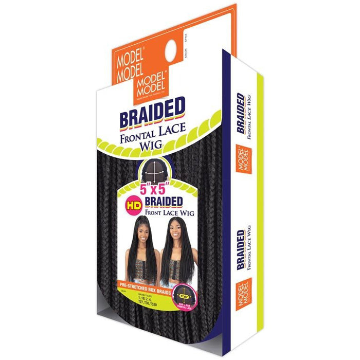 Model Model Braided HD 5x5 Lace Front Wig - PRE STRETCHED BOX
