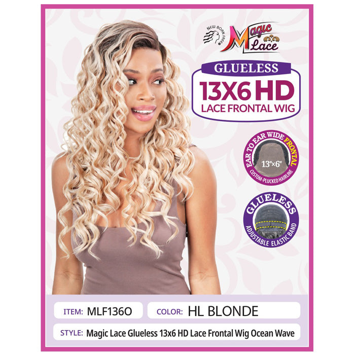 New Born Free Magic Lace Glueless 13x6 HD Lace Front Wig - MLF136O
