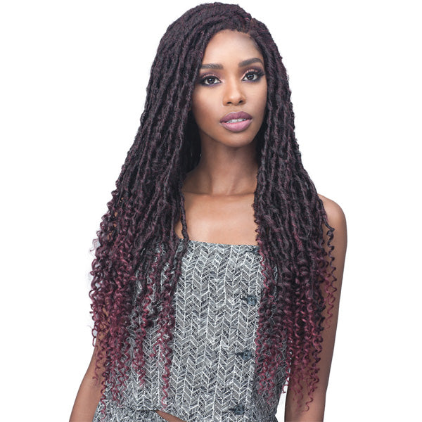 Bobbi Boss Faux Loc Curly 4x4 Lace Front Wig - MLF519 ZALA – Ebonyline