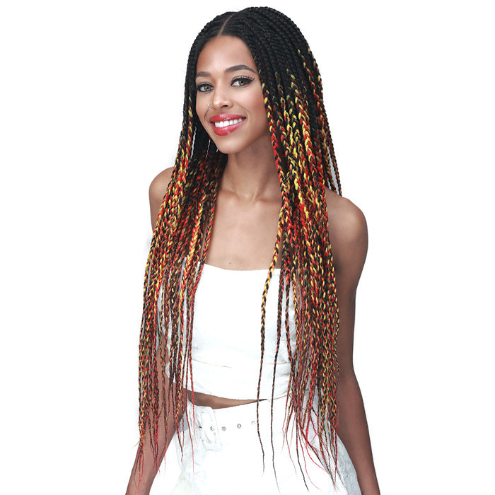 Bobbi Boss Premium Synthetic 13X5 Lace Knotless Box Braid Wig 30 Ebonyline