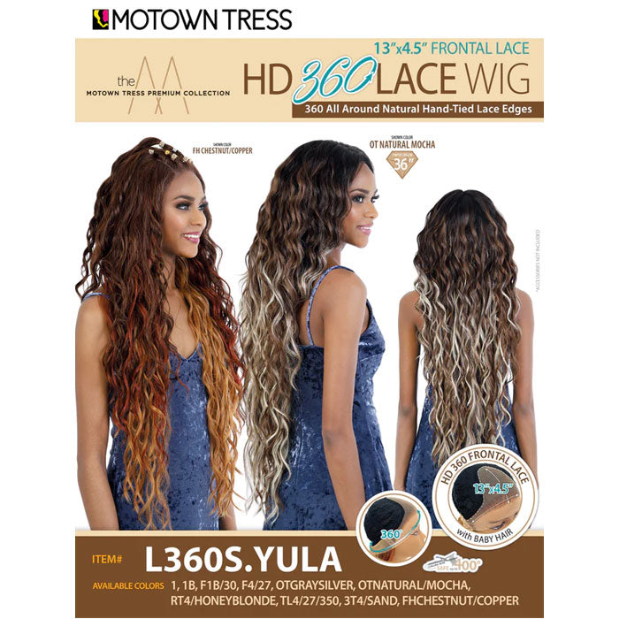 Motown Tress Women’s Premium Hairpiece Lace outlet Front Wig